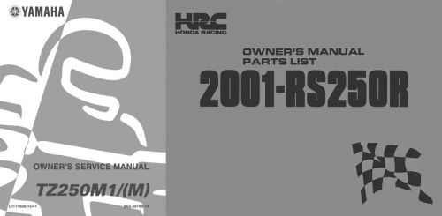 TZ250/125 & RS250/125 Owners Manual (B&W Copy)